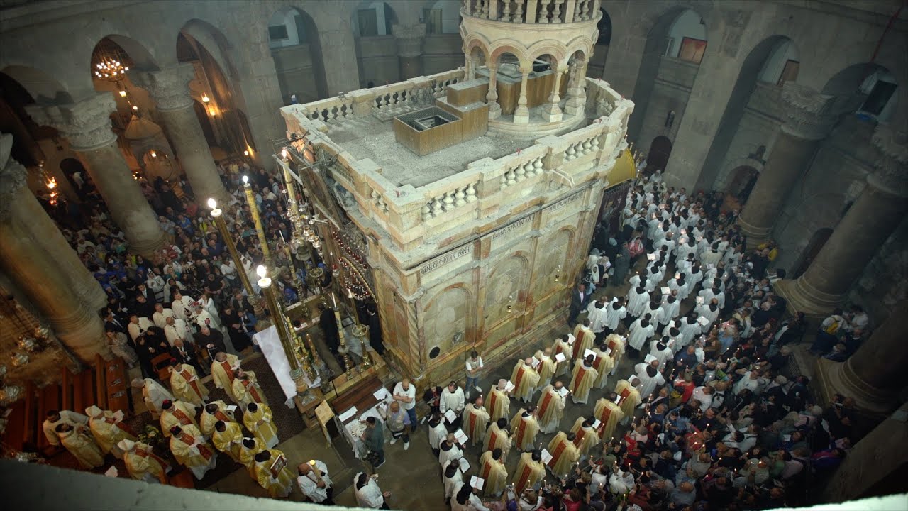 Pascua en Jerusalén: Hoy como María Magdalena y los Apóstoles en el Santo Sepulcro