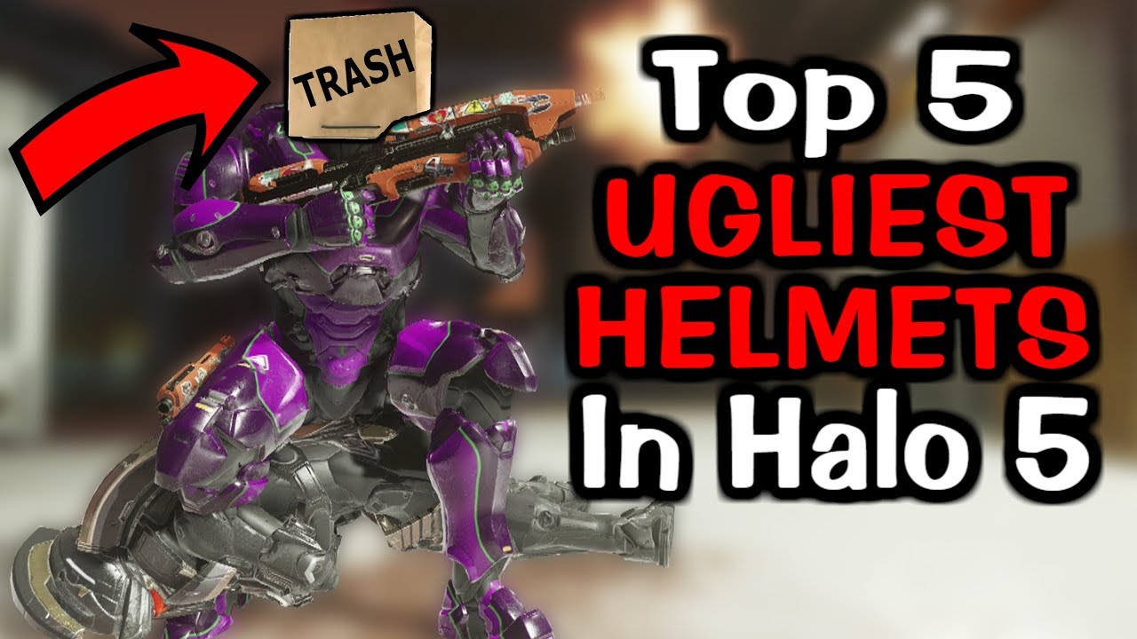 Top 5 UGLIEST HELMETS In Halo 5: Guardians