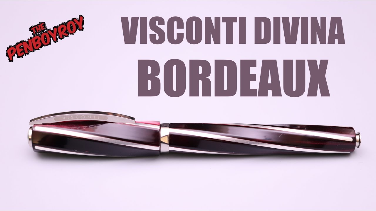 Visconti Divina Bordeaux Fountain Pen Review