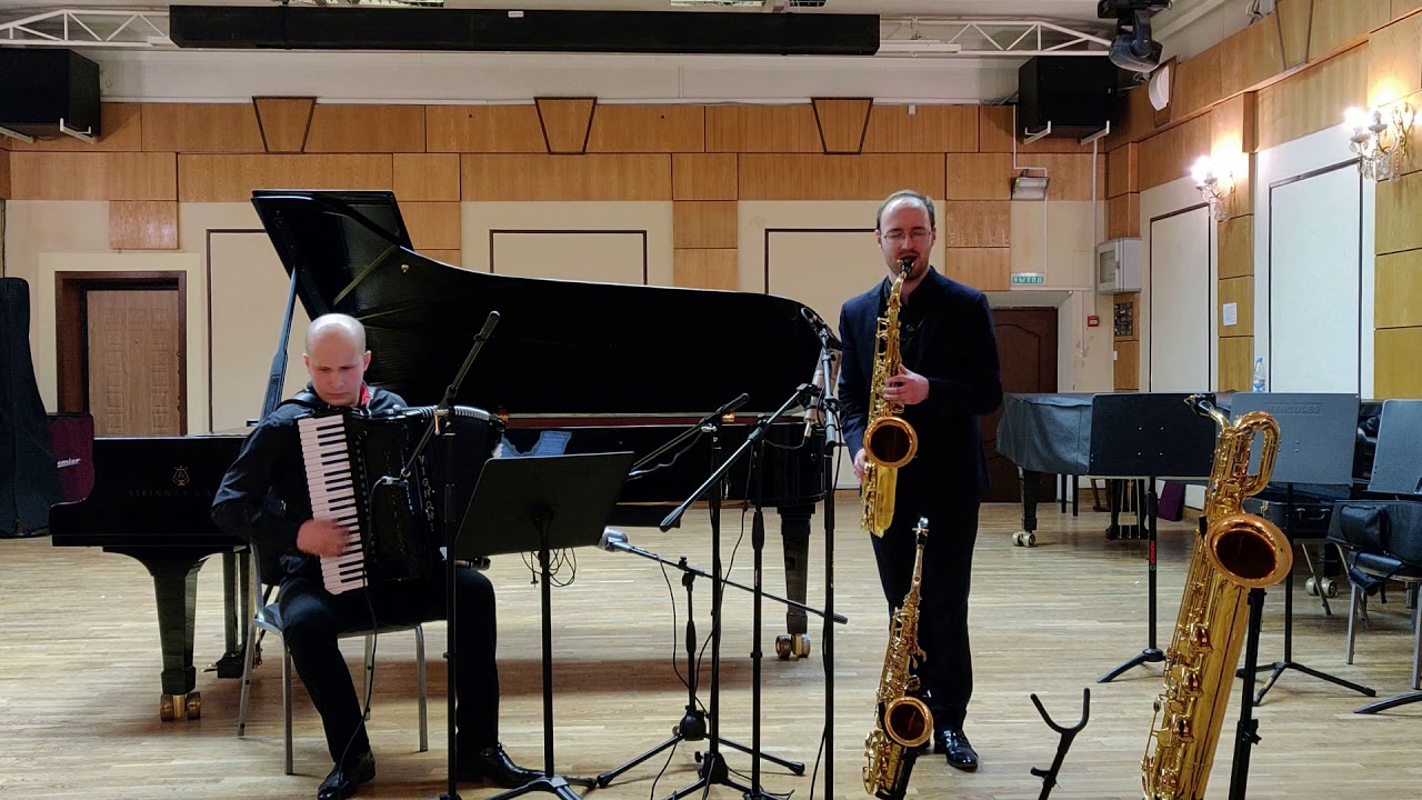 SaxAkkord Duo: Ivan Dyma, Arseniy Strokovskiy.  Sonatina by Iosif Tamarin