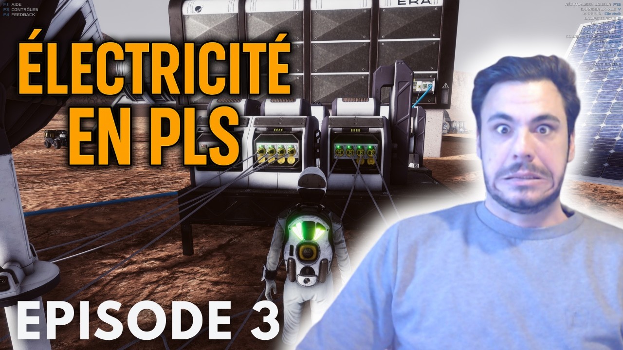 Épisode 3 – Électricité en PLS & casse-têtes mécaniques… Bienvenue sur Mars.