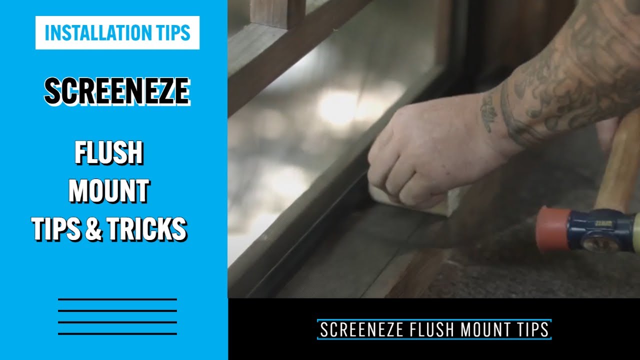 SCREENEZE&reg; Flush Mount Tips