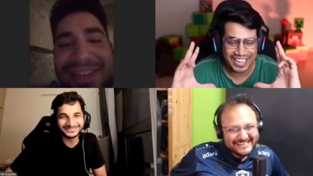 Private stream 01 SamayRaina ViditGujarathi,SagarShah,Gamerfleet,SuhaniShah #samayraina