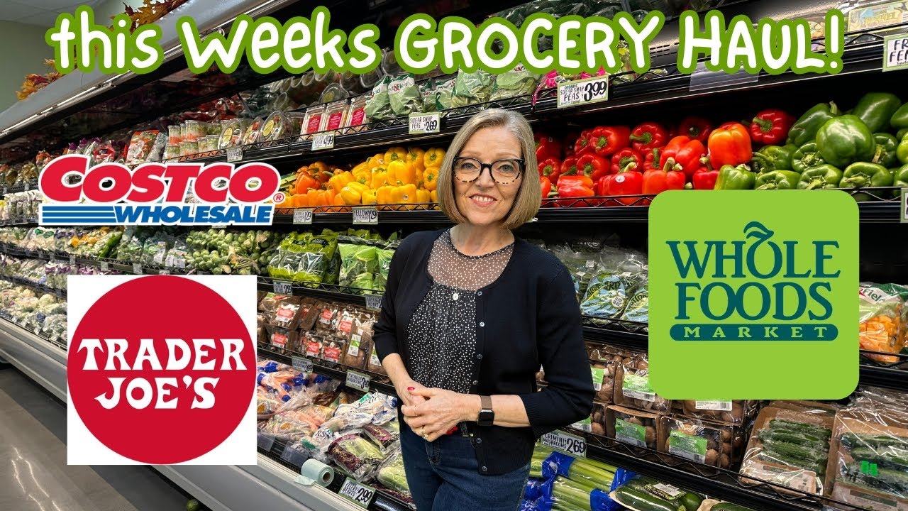 VEGAN Grocery Haul - Costco - Trader Joe’s - Whole Foods - What We Buy and WHY!