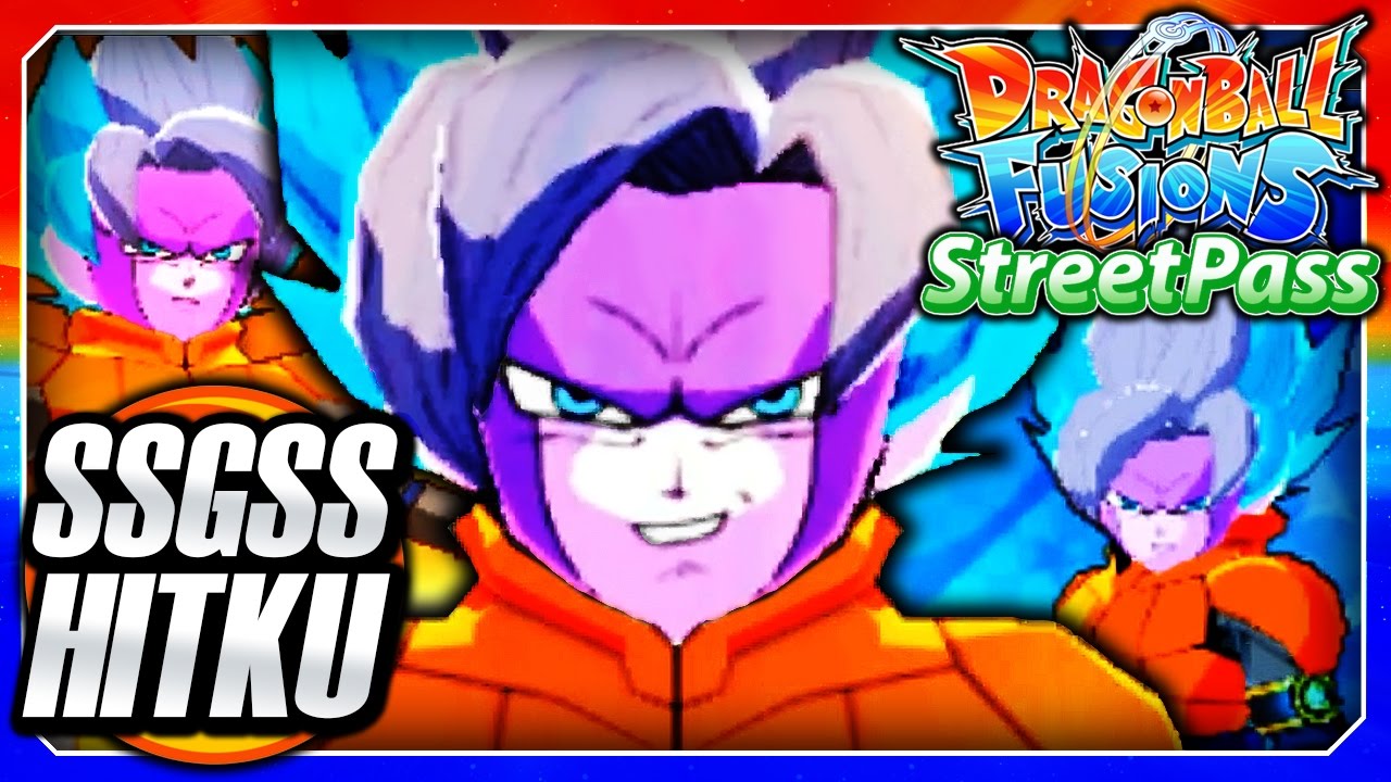 Dragon Ball Fusions 3DS English: SSJ Blue Hitku (Hit & SSGSS Goku Streetpass Fusion) Fusion Gameplay