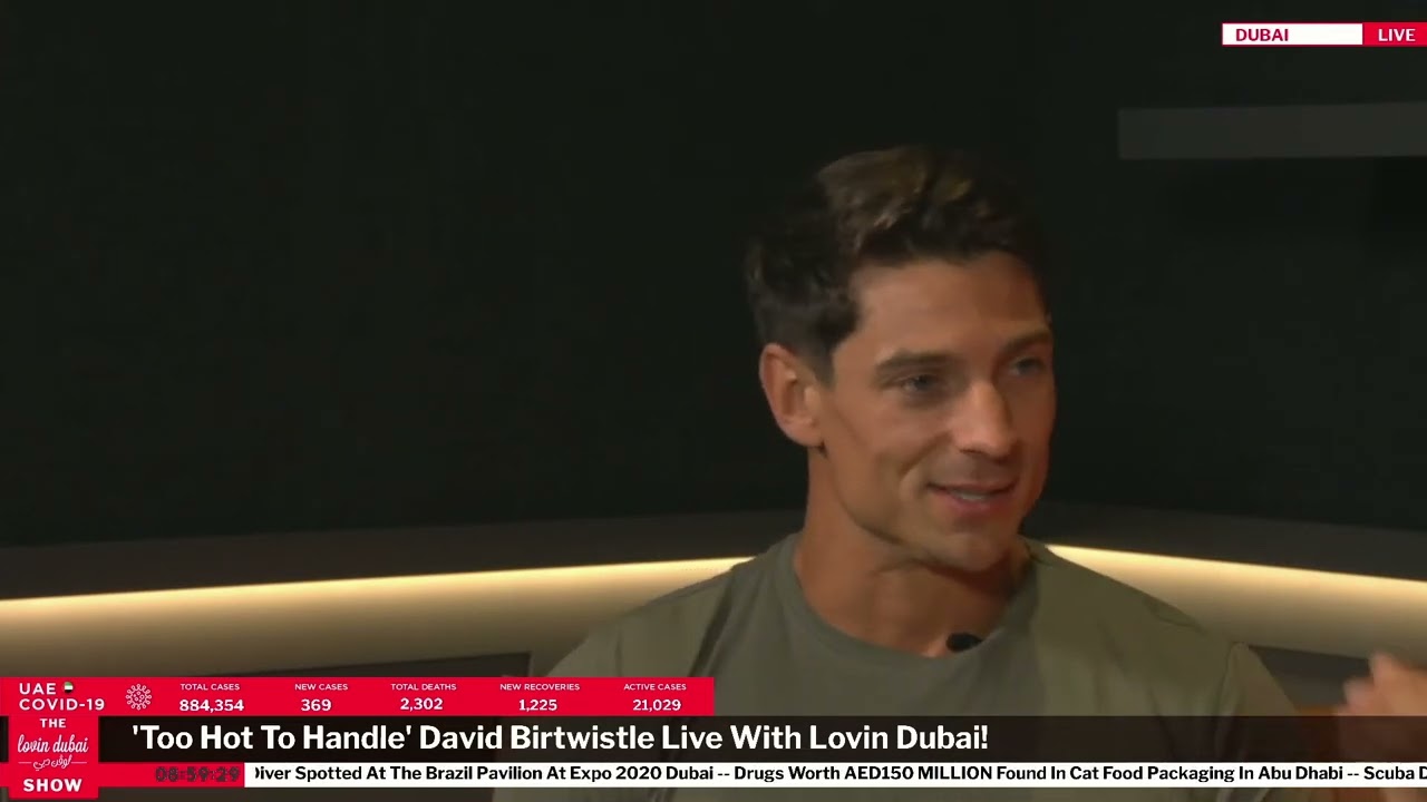 ’Too Hot To Handle’ David Birtwistle Live With Lovin Dubai!