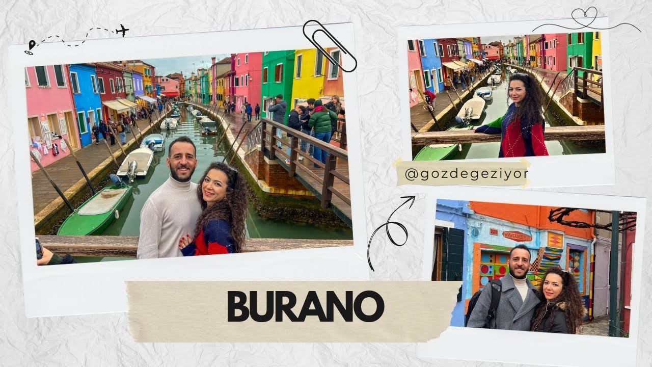 Burano Gezilecek Yerler | 1 Saatte Burano Gezisi | Burano Adası Vlog | Venedik Burano Adalar