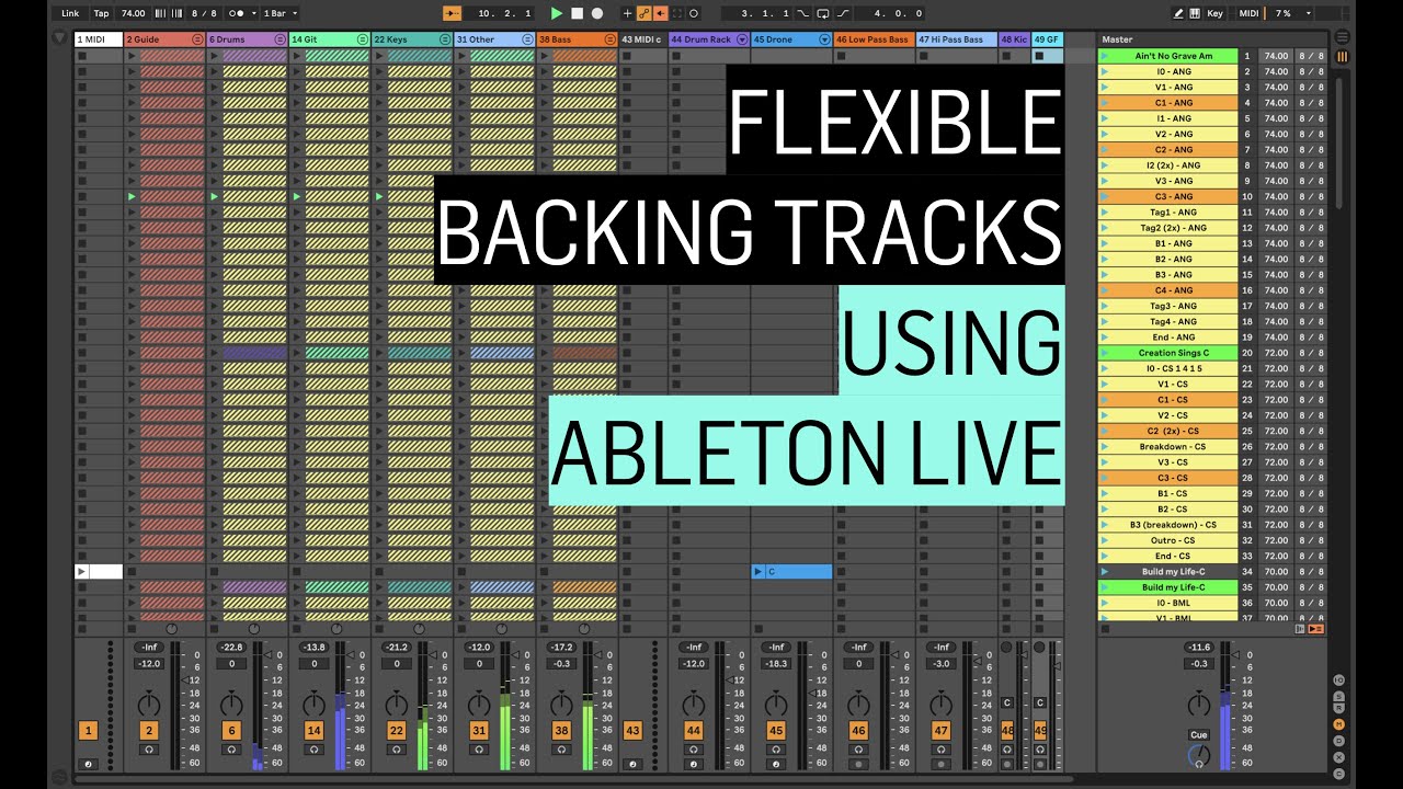 How to use Ableton for spontaneous live backing tracks
