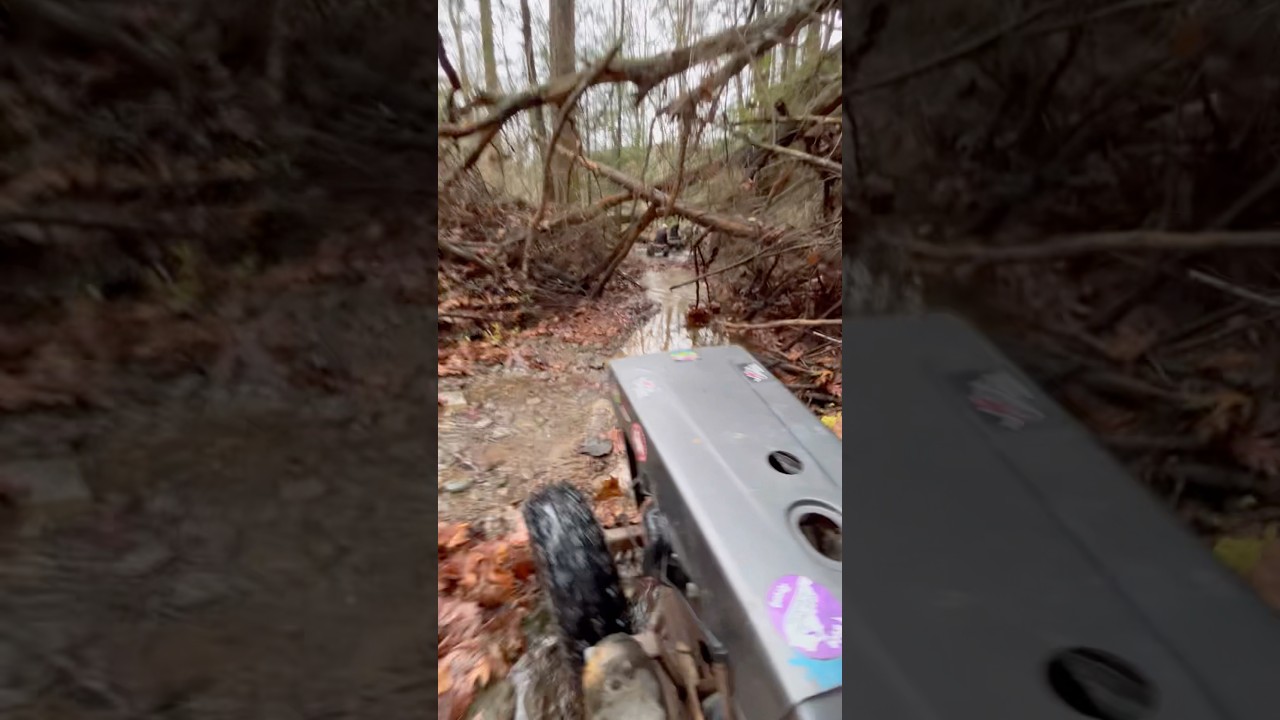 Puddle jumper #offroadmower #exploring #trending #mudding