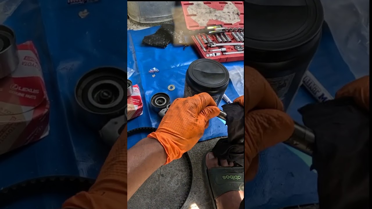 TOYOTA FORTUNER REPLACE TIMINGBELT 
