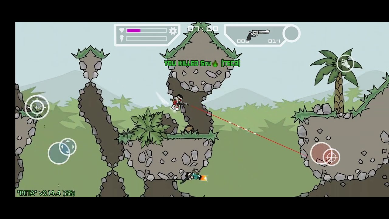 Mini Militia Gameplay 102 (WizKnight) Outpost