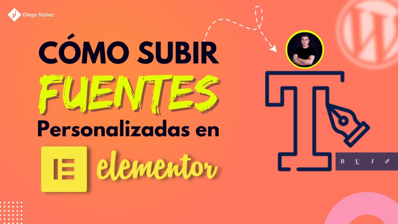 🚀 Cómo subir Fuentes Personalizadas a #Elementor