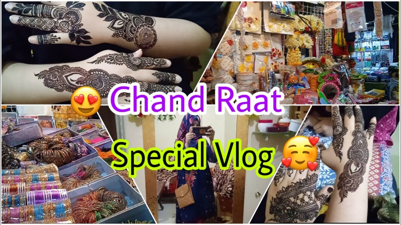 Chand Raat Vlog | Food with Nimra | Special Vlog
