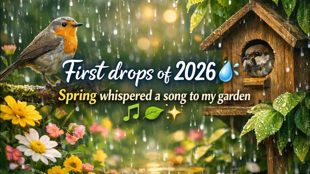2026&rsquo;s first rain is here! 🌦️