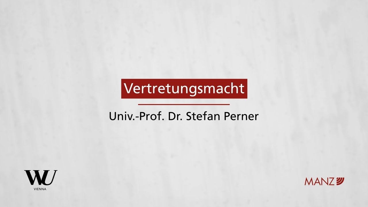 Perner/Spitzer/Kodek - Abschnitt 2.4 - Vertretungsmacht
