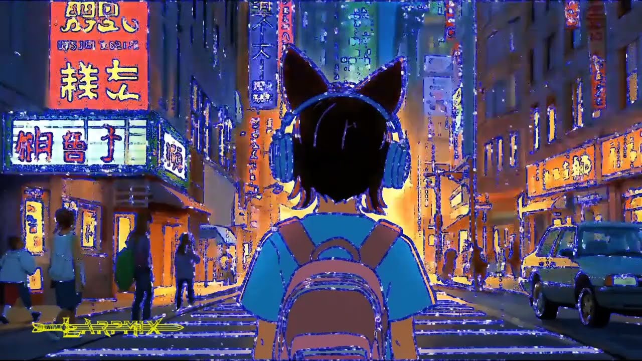 Midnight City Stroll: 🎶Lofi Beats for Nighttime Ambiance Chill 🌃