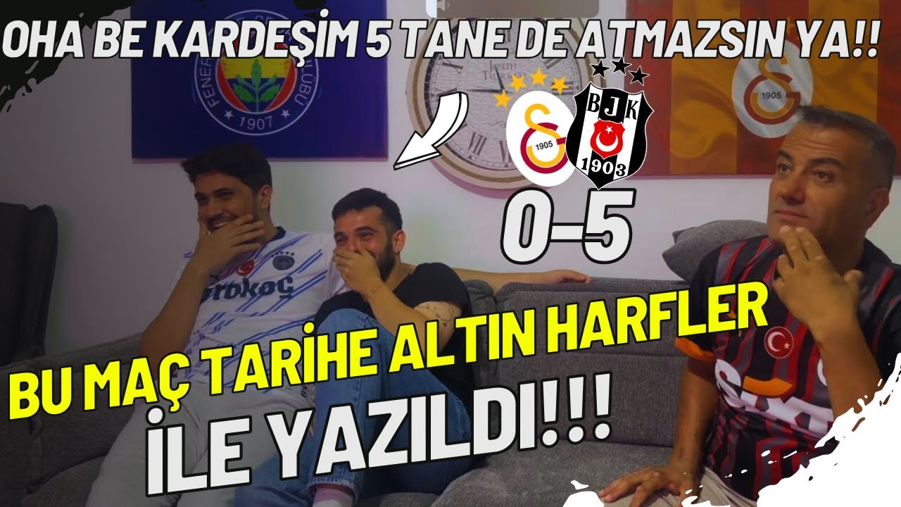 Süper Kupa Finali Tarihi Maç Babam Sinirden Çıldırdı/Beşiktaşlı Sevinçten Havalara Uçtu GS 0-5 BJK