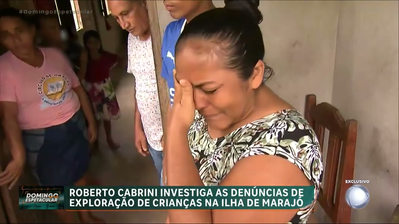 Roberto Cabrini investiga as denúncias de exploração de crianças