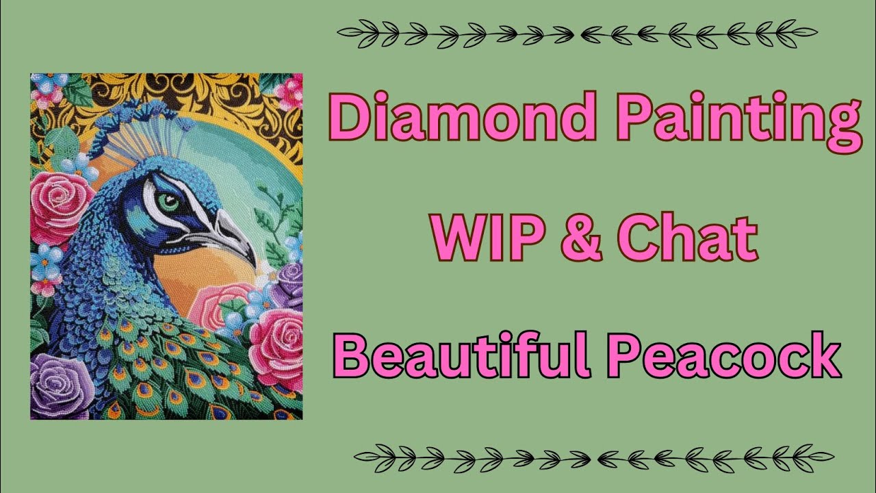 Diamond Painting WIP & Chat - Gift from Miss Southern Belle - Diamond Art -