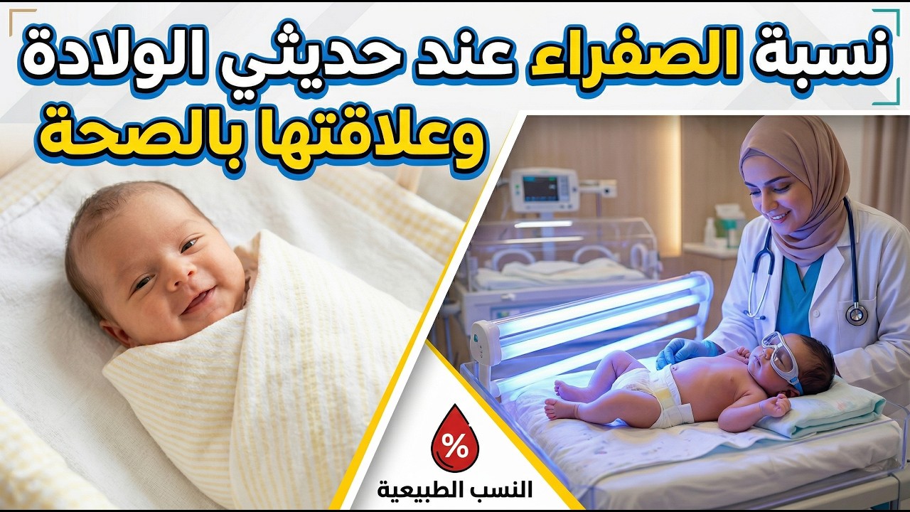 نسبة الصفراء عند الاطفال حديثي الولادة وعلاجها