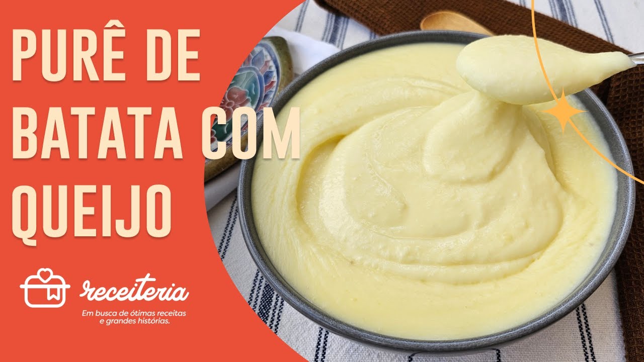 O PUR&Ecirc; DE BATATA COM QUEIJO MAIS SIMPLES E SABOROSO