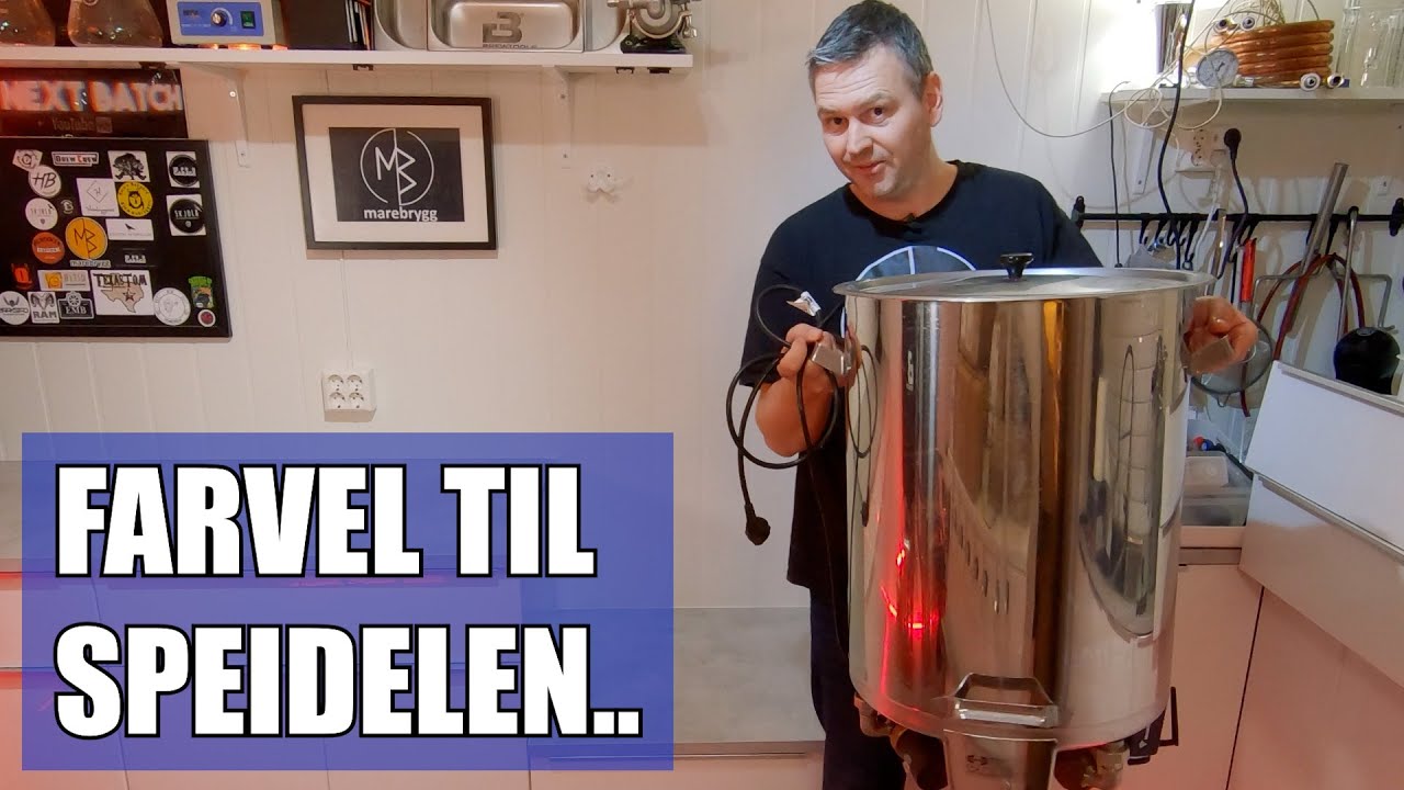 Farvel til Speidelen, og velkommen til ny bryggemaskin..!