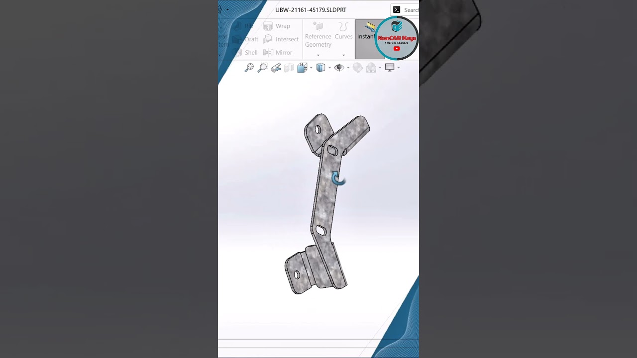 SOLIDWORKS - Relative to Model View #solidworks #drawing #views #relative #model #video #tutorial