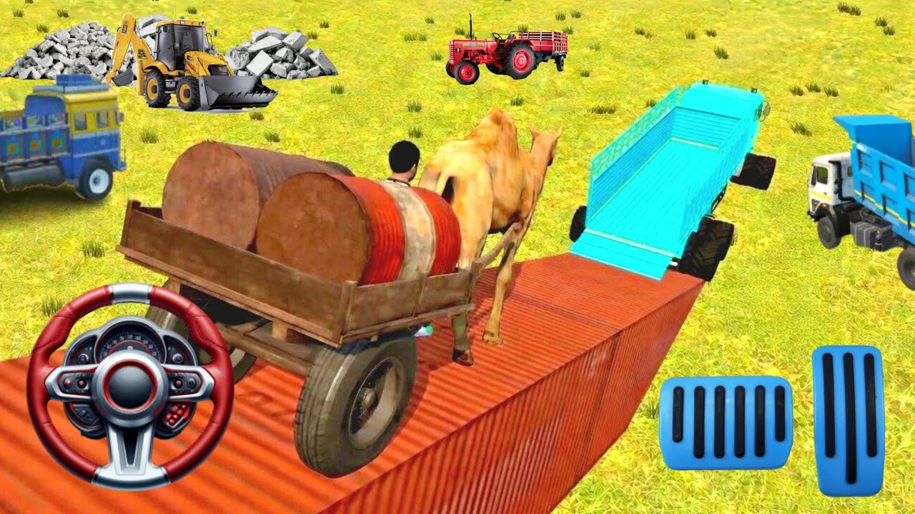 TATA Truck off Road Driving Signa Trailer Truck Material Loaded Drive Transport Gameplay