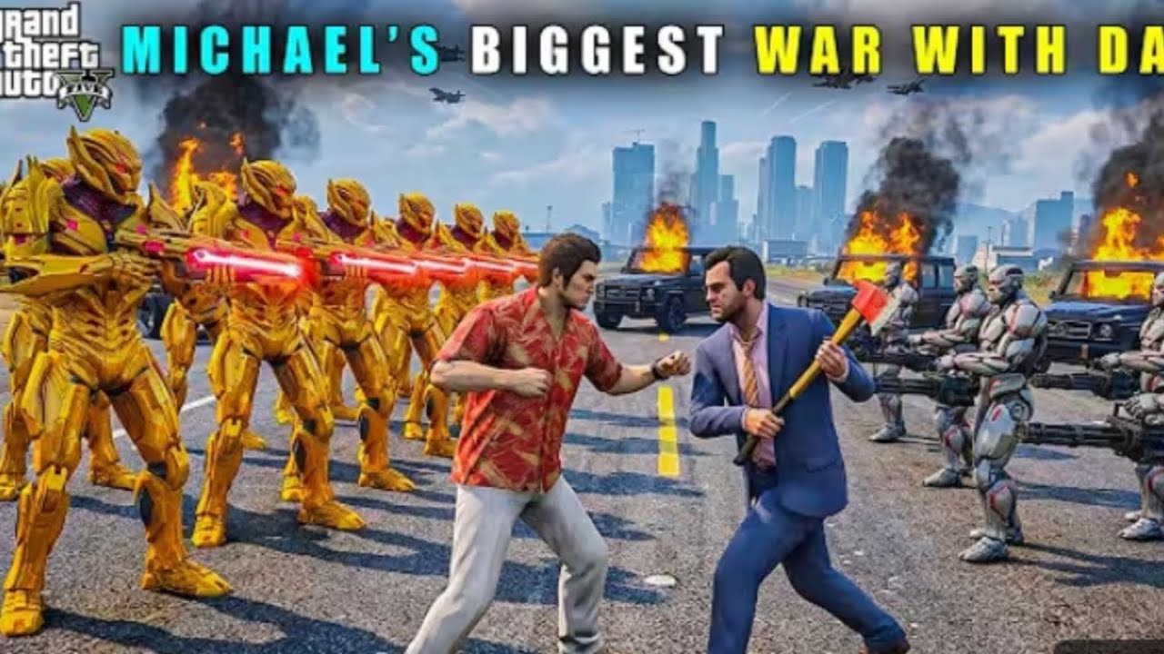 GTA 5: MICHAEL'S BIGGEST FIGHT WITHDAVID || BB GAMING