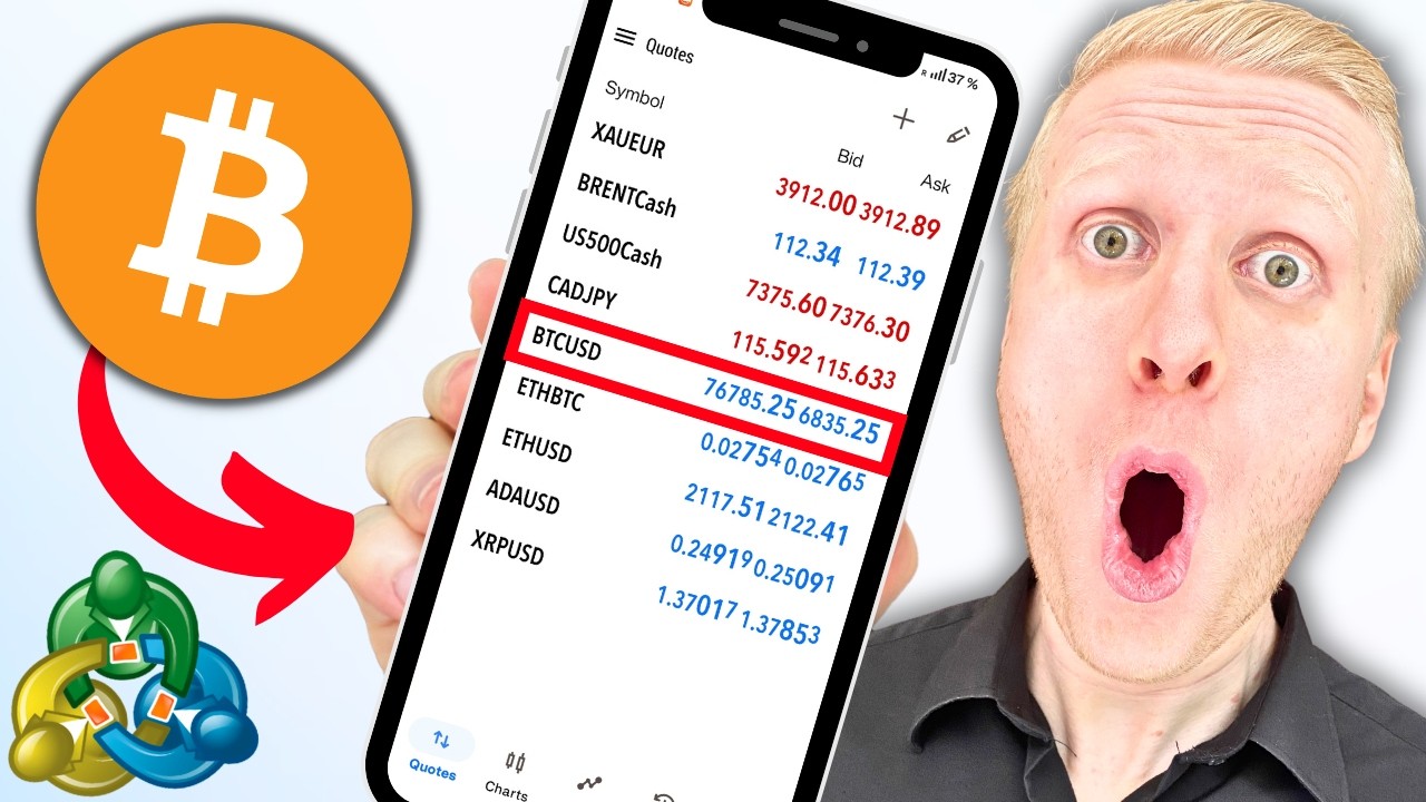 How to Trade Crypto & Bitcoin on MetaTrader 5 (MT5 Tutorial for Beginners)
