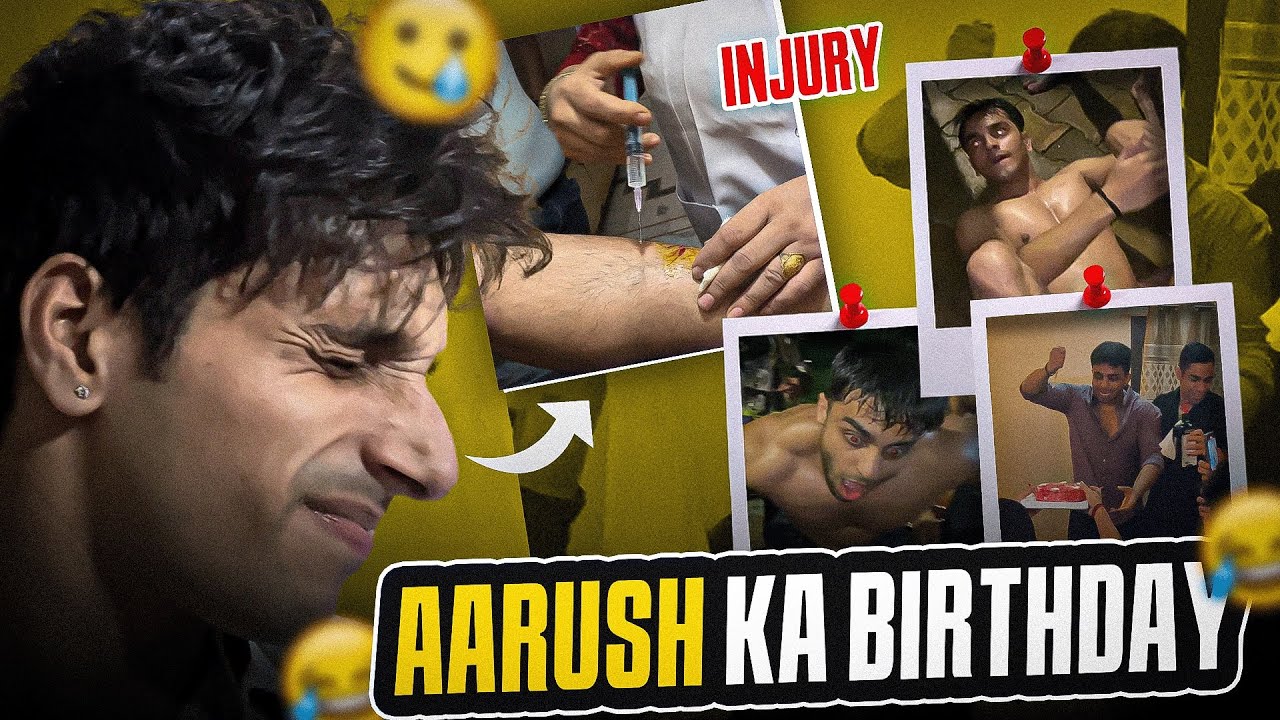 Aarush ka birthday bash || Unlimited fun with Delhi gang ❤️❤️ || Pool me hui injury 😱