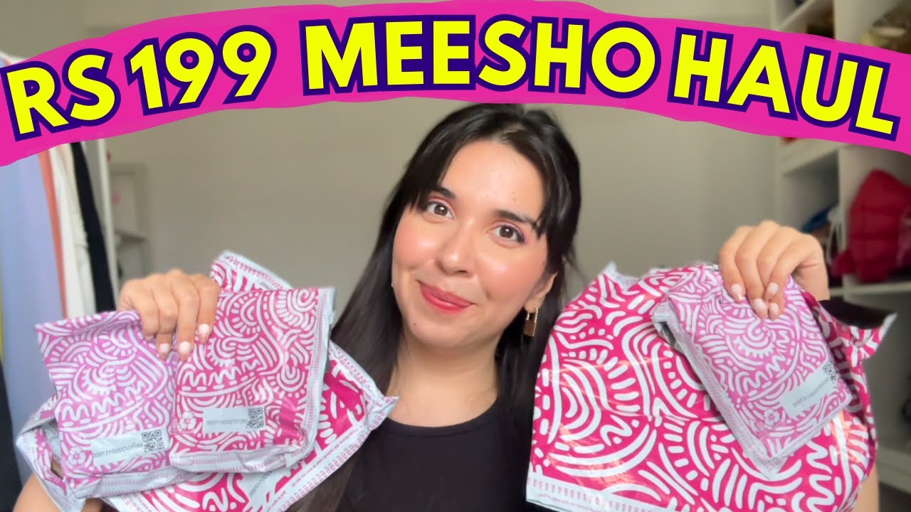 Meesho Sale Haul under Rs 199! | Heli Ved
