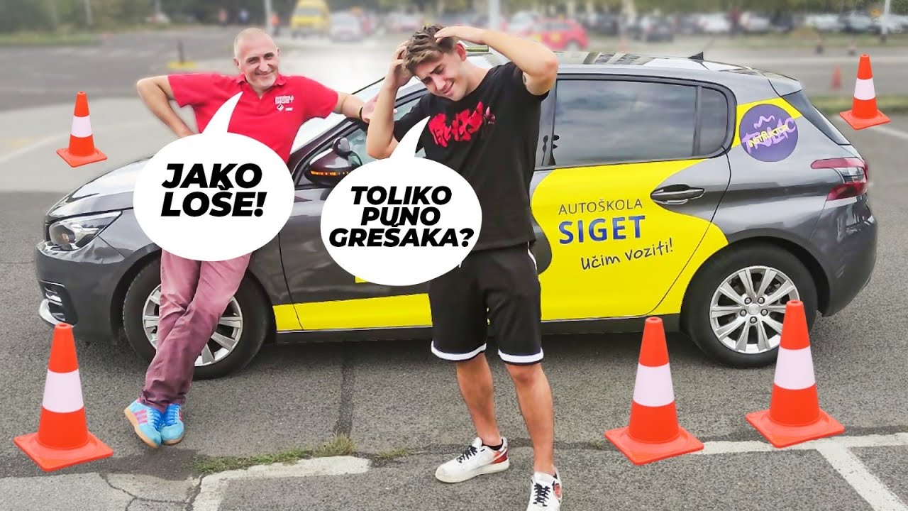 PONOVNO NA VOZAČKOM: THESIKRT PAO S VIŠE OD 30 GREŠAKA! JoomBoos autoškola