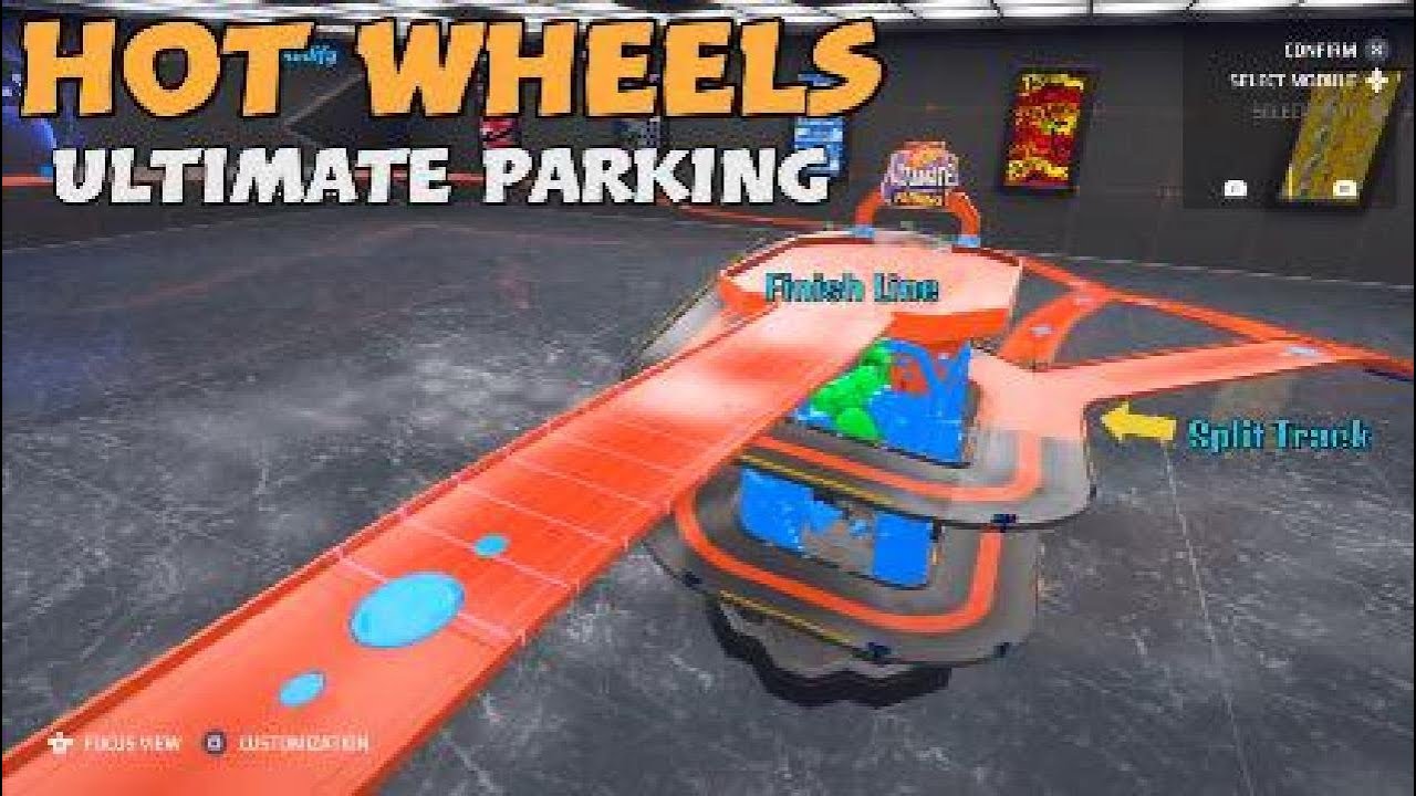 How to Use the Ultimate Parking in Hot Wheels Unleashed track builder
