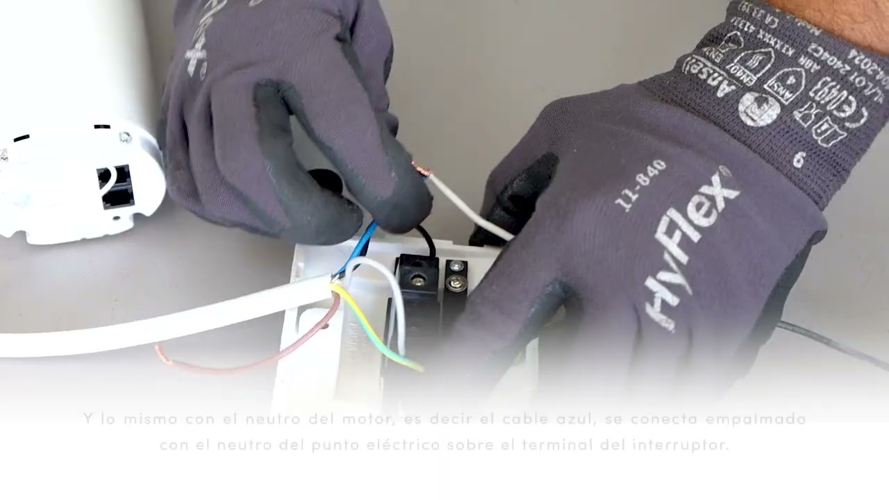 Conexión de Motores de 5 Cables RF Bidireccional y Alámbrico para Cortinas y Rieles Cortineros