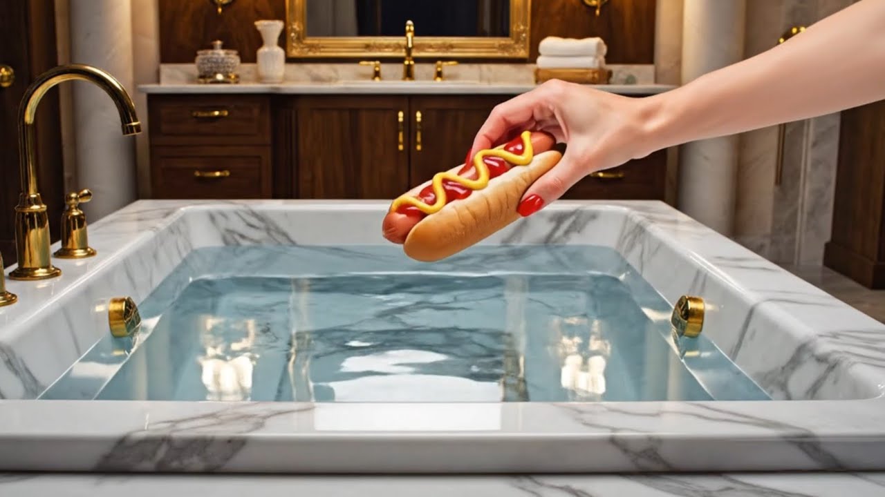 Ultimate Food ASMR Bath Bomb Explosion 🍟🍔 | Satisfying Crackling Water Sounds for Deep Sleep