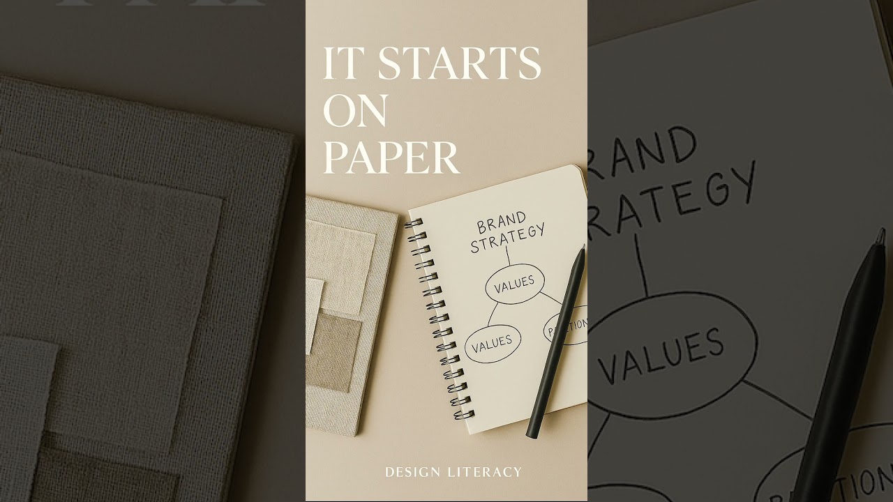 Before the visuals. Before the website.There&rsquo;s strategy. #internalbranding #brandingtools