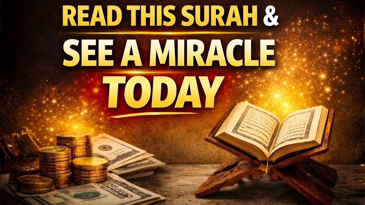 Read This One Surah Today & Witness a Miracle Within 2 Hours | Powerful Rizq & Blessings Amal