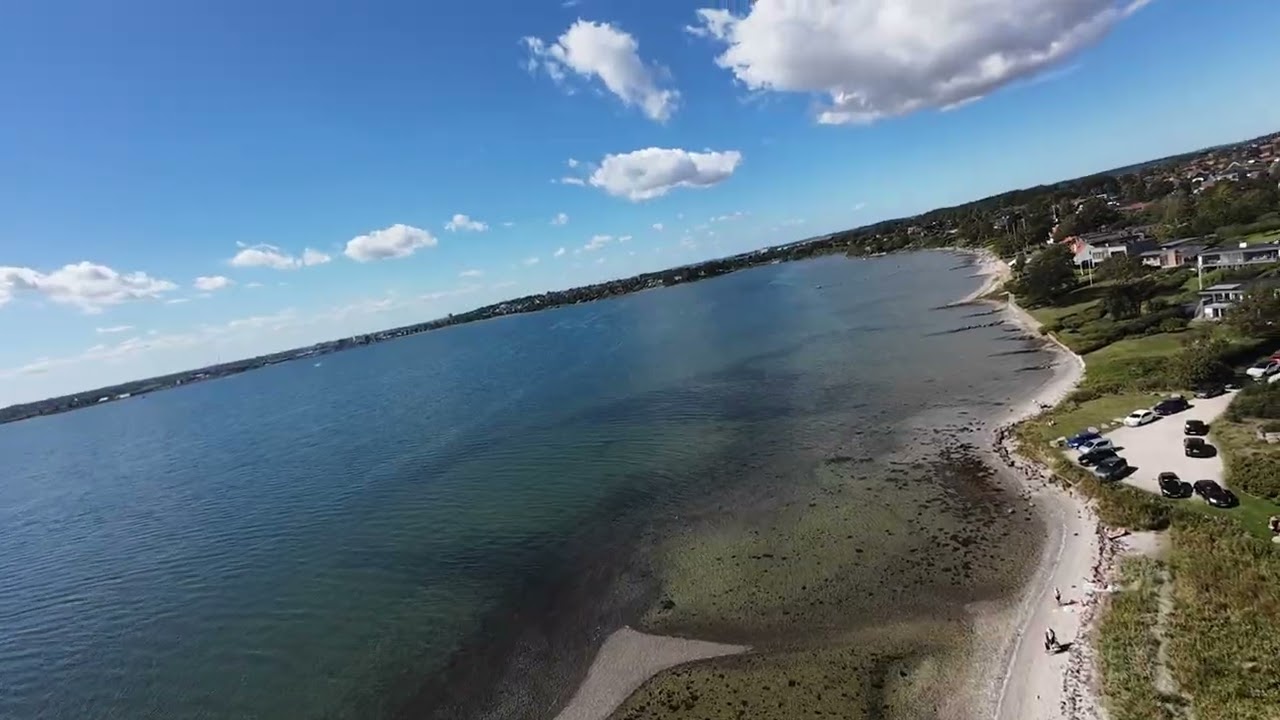 Droneflyvning over Husodde Strand