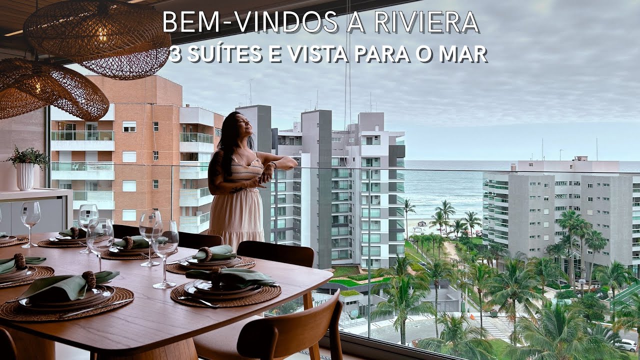 3 SÚITES E VISTA PARA O MAR DE RIVIERA