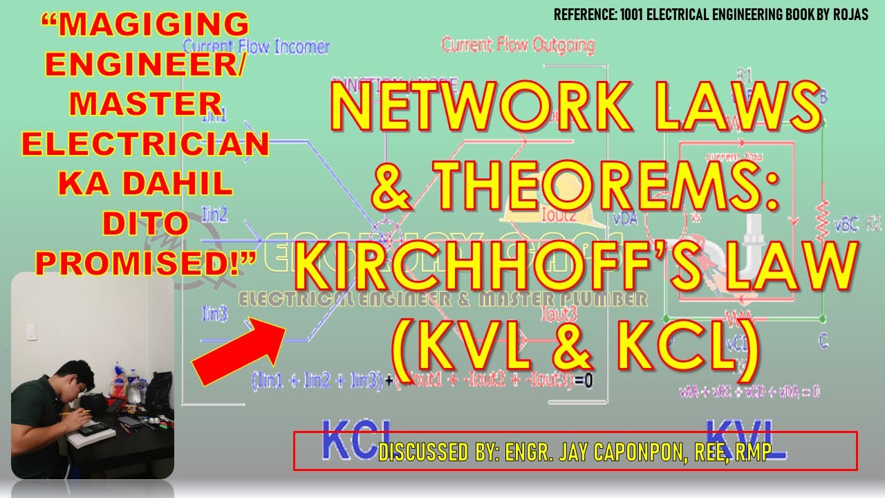 KIRCHHOFF'S VOLTAGE LAW & KIRCHHOFF'S CURRENT LAWS - KCL & KVL  FOR BEGINNERS/RME REVIEWEES(TAGALOG)