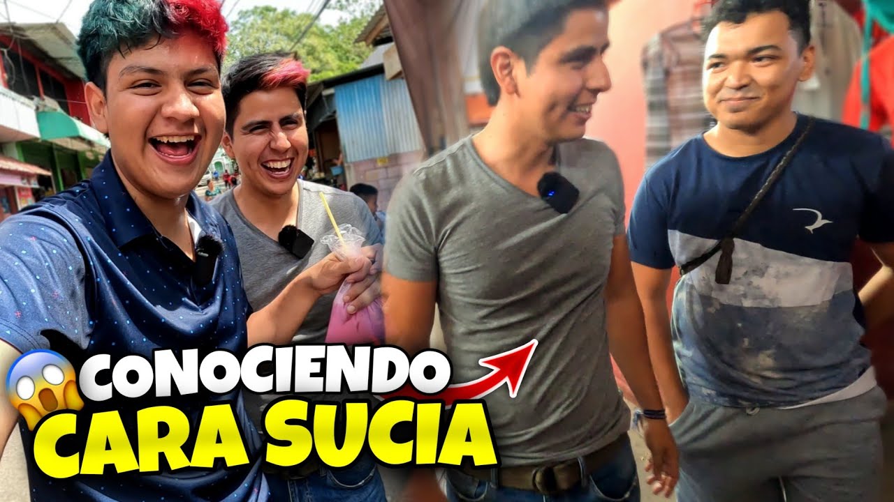 CONOCIENDO CARA SUCIA 🤔🇸🇻 // Mario y Paul