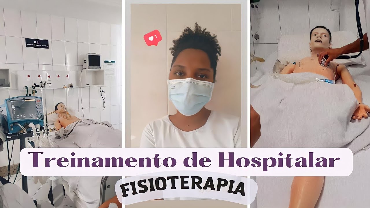 TREINAMENTOS DE HOSPITALAR! 😷🥼 Rotina de Estágios// Faculdade de Fisioterapia