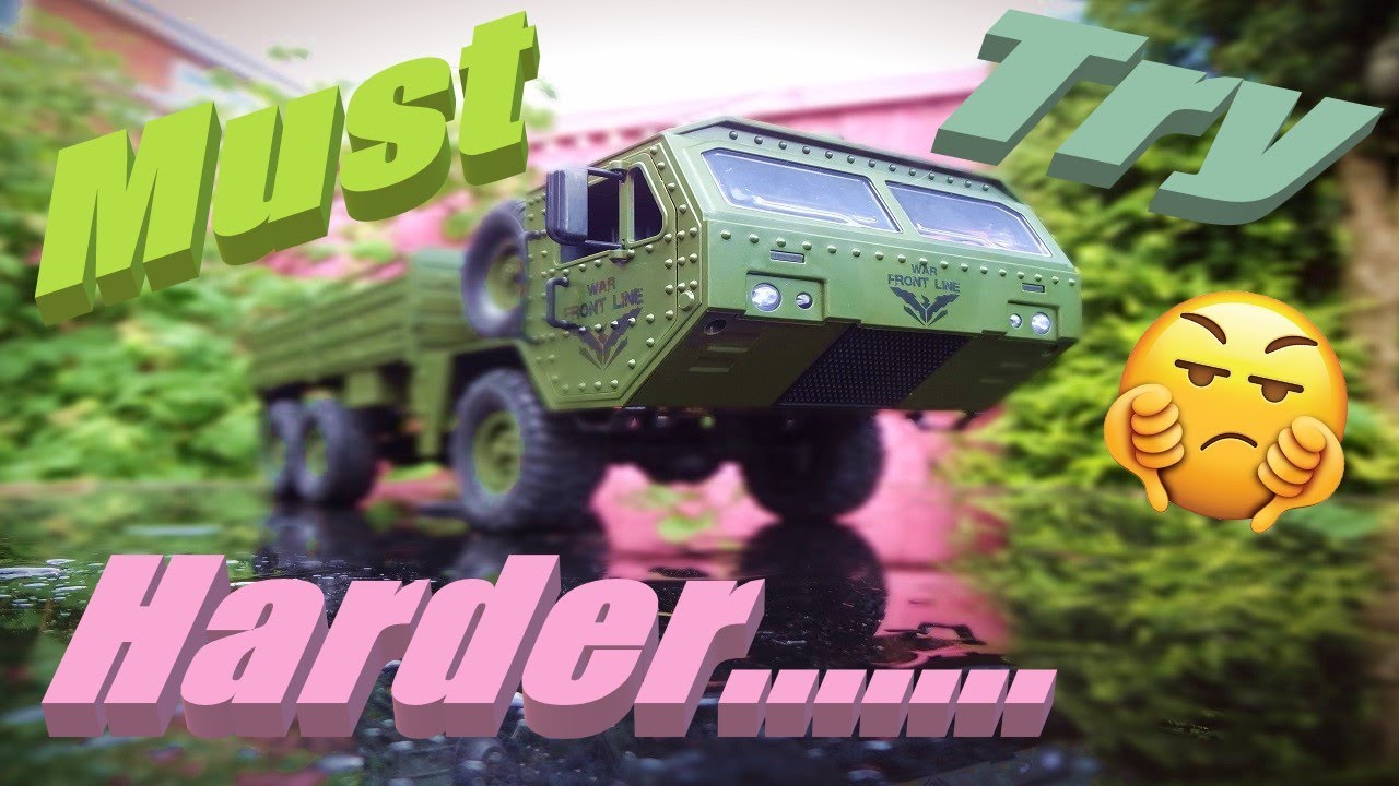 JJRC Q75 HEMTT Military Truck First Run & Review.  Better Than The Fayee FY004A?