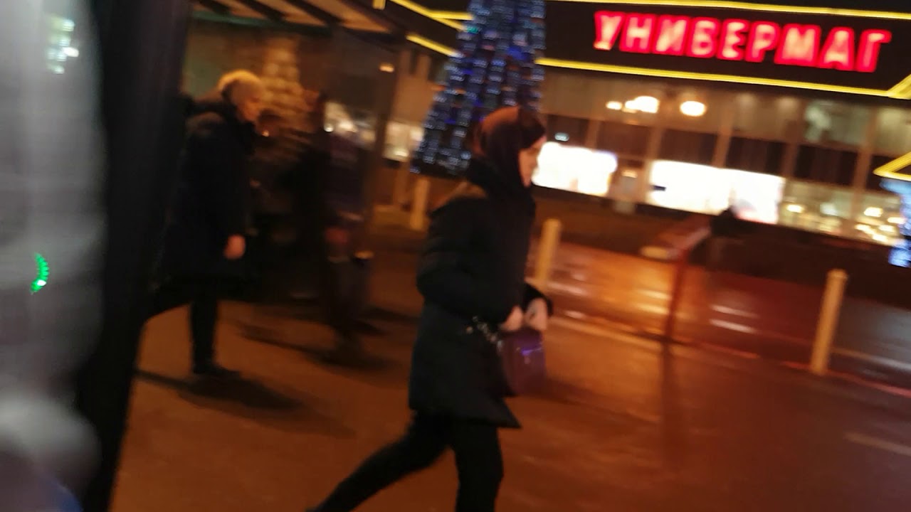 Москва. Автобус Т14-Каланчёвка-Пр.Мира-Звёздный б-р.