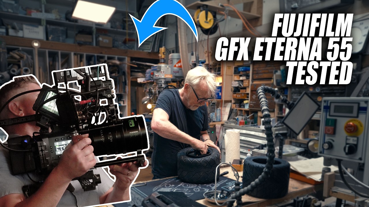 Мы протестировали GFX Eterna 55 на проекте Adam Savage's One Day Build