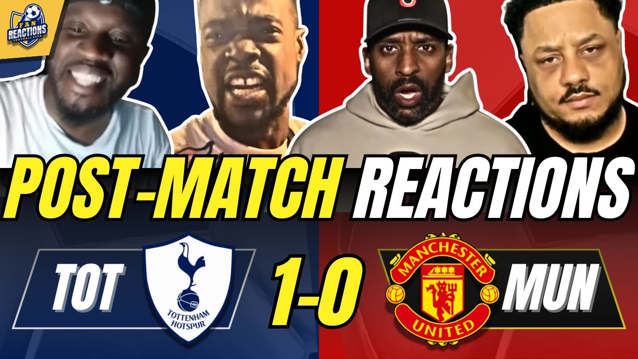 SPURS FANS & THEIR RIVALS POST-MATCH REACTIONS TO TOTTENHAM 1-0 MAN UTD | EUROPA LEAGUE