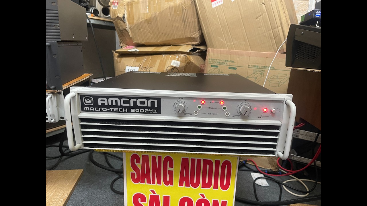 Siêu Phẩm Đẩy Amcron Macro Tech 5002 VZ Công Suất Cực Khủng Tại Sang Audio