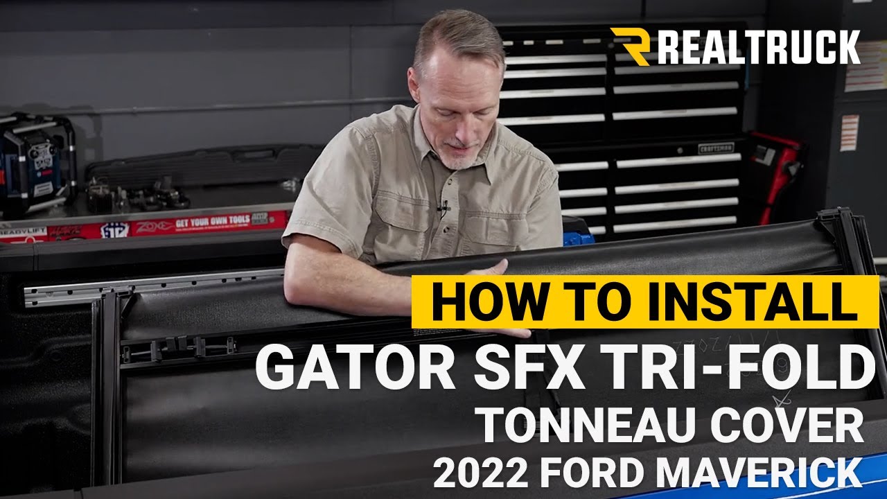 How to Install Gator SFX Tri-Fold Tonneau Cover on a 2022 Ford Maverick
