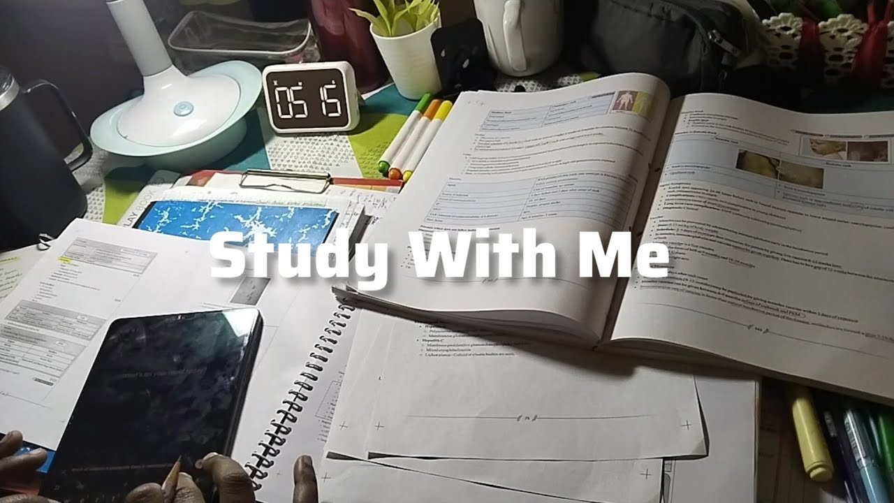 STUDY WITH ME 1hr | Timer, Background noise, no music, Deep Work Focus | Real Time Motivation